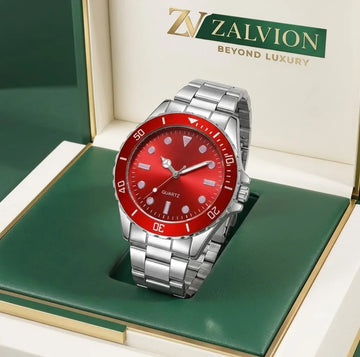 Fortune Limited Edition watch (Silver chain + Red Dial)